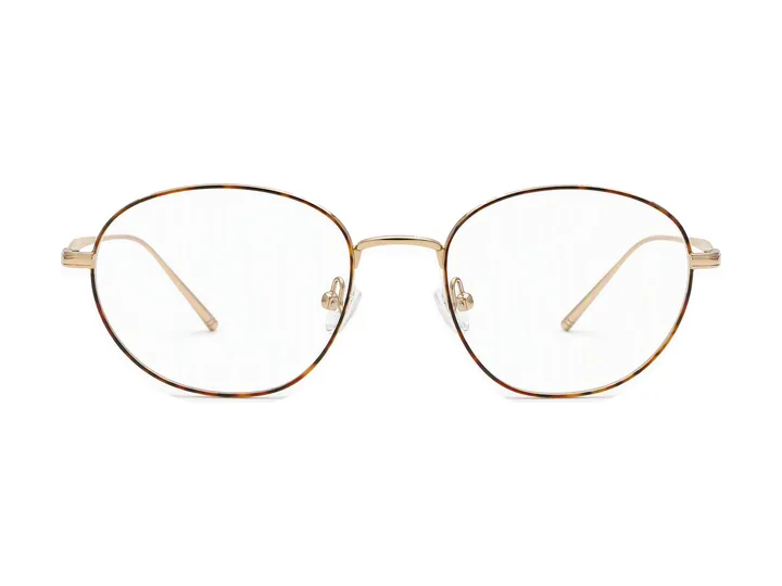 Armazón de titanio Tortoise Muse 927T, color C01 Carey