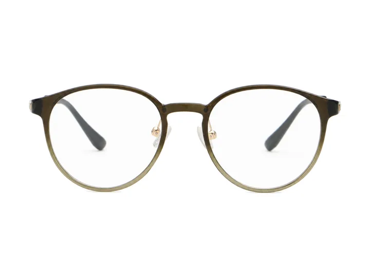 Armazón de TR y titanio Olive Fade V5015T, color C01 Verde degradado