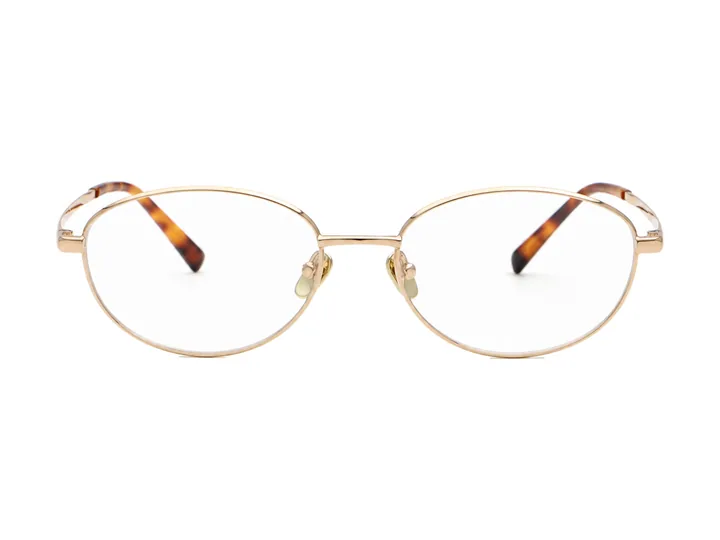 Armazón de titanio Amber Line V5022T, color C01 Dorado con varillas carey
