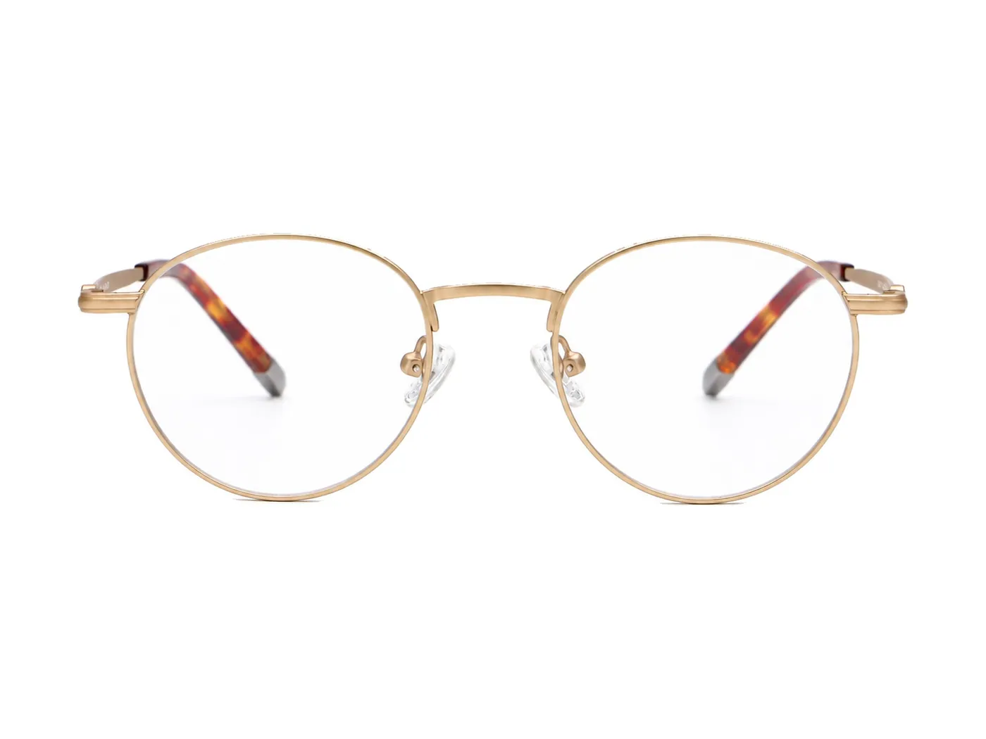 Armazón de titanio Bronze Arc V905T, color C01 Dorado mate · vista frontal